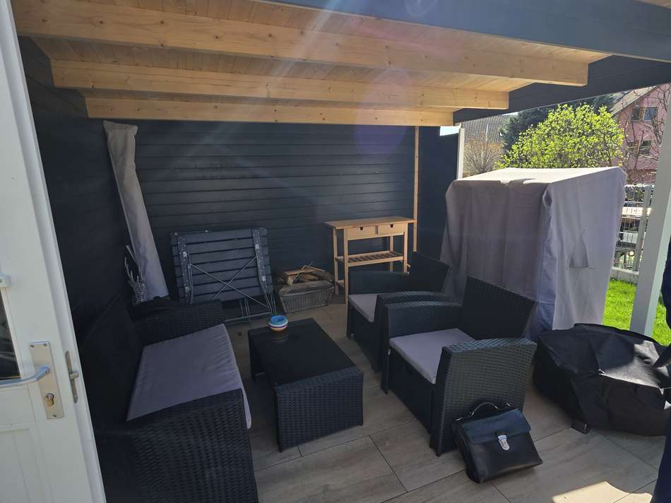 überdachter Outdoorbereich