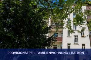 Familienwohnung in Gohlis * PROVISIONSFREI * sehr gepflegt * Balkon * Garten