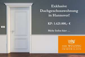 Exklusive Dachgeschosswohnung in Hannover!