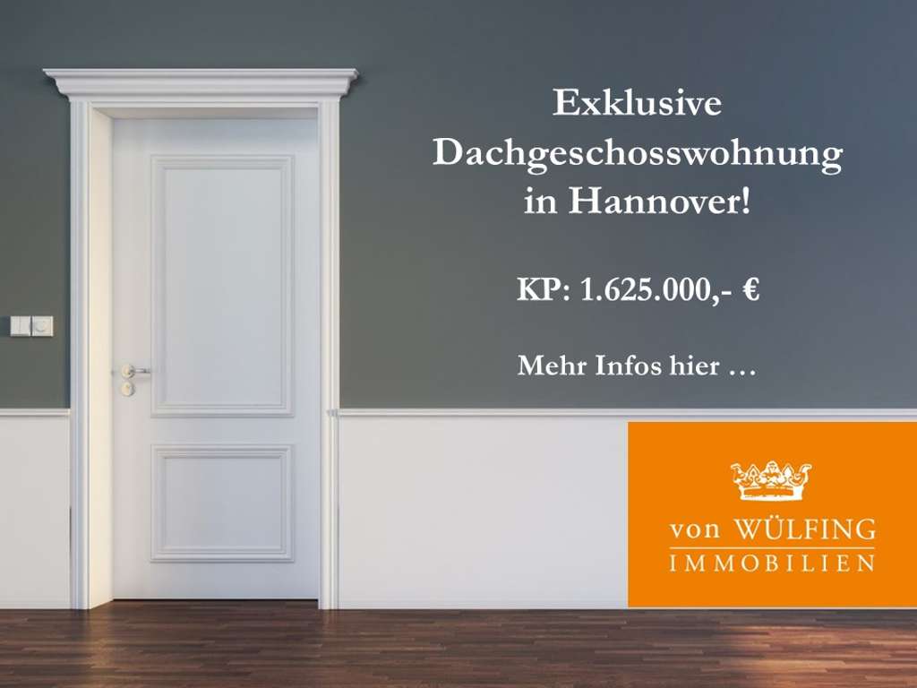 Exklusive Dachgeschosswohnung in Hannover!