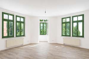 Neuer Fußboden möglich: helle 3-Zimmerwohnung mit Gäste-WC, Dusche + Wanne! – Klarastraße 35, 9131 Hilbersdorf, Chemnitz – Vorschaubild 1