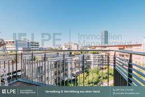 ⓁⓅⒺ Aussicht mit Draufsicht | exklusive Raumhöhe | Ost + Westbalkon | frei | 3ZI | Moosach – München – dachauer str 176, 80992 Alt-Moosach, München – Vorschaubild 25