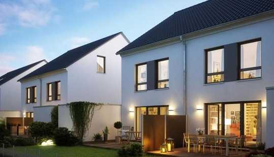 Bild von Zuhause ankommen - Moderne Doppelhaushälfte in grüner Umgebung
