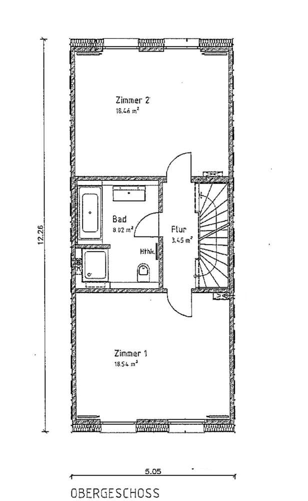 Grundriss Obergeschoss