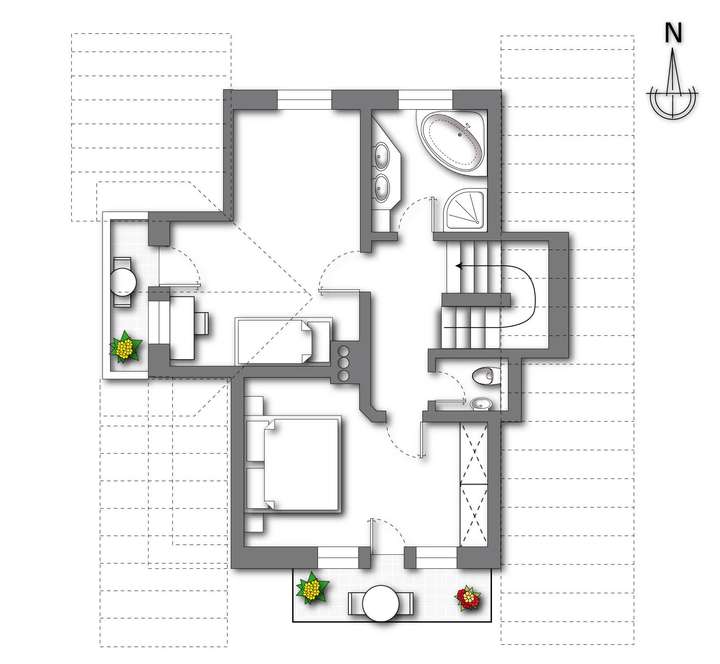 Grundriss Obergeschoss