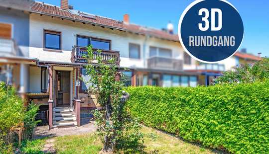 Bild von Bruchköbel: Sanierungsbedürftiges, gemütliches Reihenhaus mit schönem Grundstück in ruhiger Wohnlage