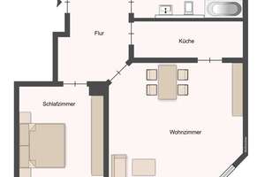Viel Raum zum Wohlfühlen – Große Wohnung mit hochwertiger Einbauküche – Lindenauer Markt 11 - 4. OG rechts, 4177 Altlindenau, Leipzig – Vorschaubild 2