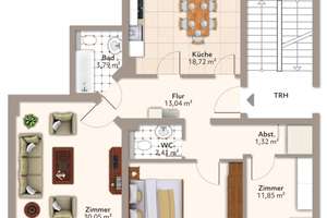 Großzügige 3-Raum-Wohnung mit Balkon und Gäste-WC in Magdeburg – 39108 Stadtfeld Ost, Magdeburg – Vorschaubild 17