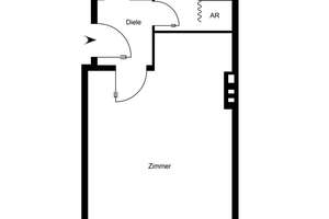 1-Zimmer-Apartement mit Balkon in bester Lage von Lichterfelde-West – Die vollständige Adresse der Immobilie erhältst du vom Anbieter., 12203 Lichterfelde, Berlin – Vorschaubild 9