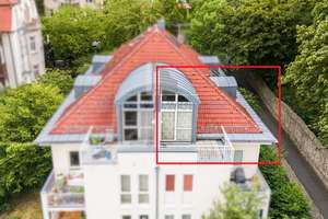 Single-Maisonette in Trachau/Wilder Mann. Über den Dächern Dresdens mit Balkon & Panoramablick