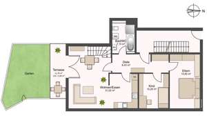 4-Zimmer-Wohnung mit eigenem Garten und TG-Stellplatz – Die vollständige Adresse der Immobilie erhältst du vom Anbieter., 83543 Rott am Inn – Vorschaubild 11