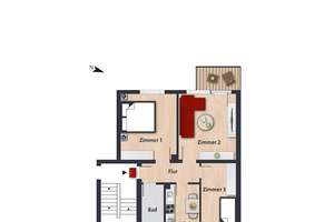 Niedliche Wohnung // 1.OG rechts – Laagbergstr. 82, 38440 Hohenstein, Wolfsburg – Vorschaubild 6