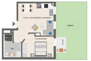 Vollmöbilierte, stilvolle 2-Zimmer-Wohnung in Regensburg zu vermieten – Posener Straße 39, 93057 Konradsiedlung-Wutzlhofen, Regensburg – Vorschaubild 12