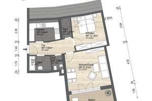 +++ Sehr gepflegte 2-Zimmer-Wohnung mit Dachterrasse, Fußbodenheizung und TG-Stellplatz +++ – Die vollständige Adresse der Immobilie erhältst du vom Anbieter., 1156 Gompitz, Dresden – Vorschaubild 24