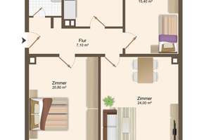 Familienfreundliche 3-Zimmer-Wohnung – Die vollständige Adresse der Immobilie erhältst du vom Anbieter., 75172 Brötzingen, Pforzheim – Vorschaubild 13
