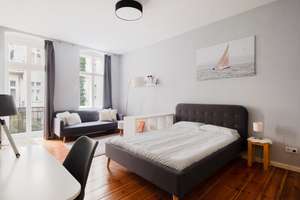 Stilvolles 1-Zimmer-Apartment mit Balkon im begehrten Winskiez