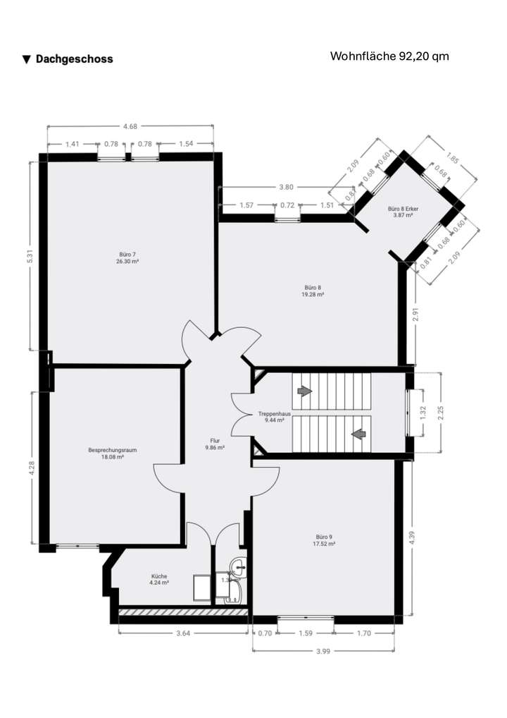 Grundriss Dachgeschoss