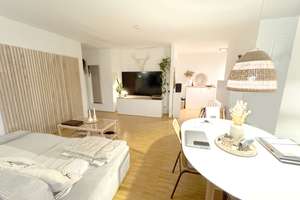 HOCHWERTIGE 2-RAUM-GARTENWOHNUNG MIT PARKETT, FUSSBODENHEIZUNG UND TOP-BÄDERN  – Am Wildpark  24, 40629 Ludenberg, Düsseldorf – Vorschaubild 5