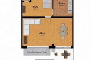Gepflegtes Reihenhaus in Braunschweig/Lamme - von privat – Die vollständige Adresse der Immobilie erhältst du vom Anbieter., 38116 Lehndorf-Watenbüttel, Braunschweig – Vorschaubild 12