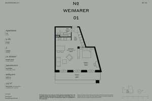 Leben in Charlottenburg: Helle 2-Zimmer-Neubauwohnung mit großer Terrasse und offenem Wohnbereich – Weimarer Straße 1, 10625 Charlottenburg, Berlin – Vorschaubild 14