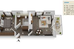 HEIMAT 8 Wohnung 6 – Die WOHLFÜHLWOHNUNG   – Die vollständige Adresse der Immobilie erhältst du vom Anbieter., 85551 Kirchheim bei München – Vorschaubild 7