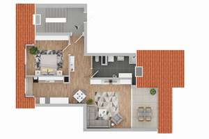 S-Möhringen: Charmante 2-Zimmer-Wohnung mit Loggia – 70567 Möhringen-Ost, Stuttgart – Vorschaubild 14