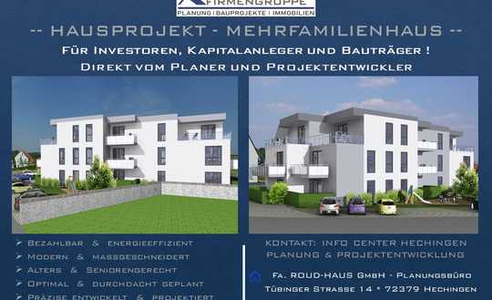 + EXKLUSIVES MEHRFAMILIENHAUS-PROJEKT MIT BAUGENEHMIGUNG! +
