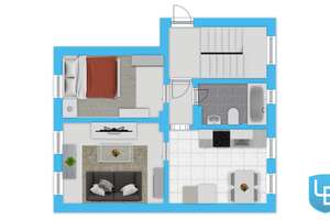 Das rechnet sich: Vermietete 2-Zimmer-Wohnung in ruhiger und  solider Wohnanlage – Die vollständige Adresse der Immobilie erhältst du vom Anbieter., 24148 Ellerbek, Kiel – Vorschaubild 7
