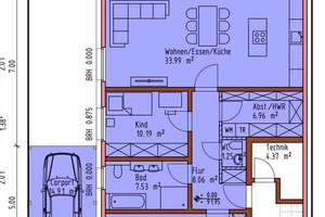 3-Zimmer-Neubautraum mit 60 m² Garten – Erstbezug in Osnabrück – Die vollständige Adresse der Immobilie erhältst du vom Anbieter., 49086 Voxtrup, Osnabrück – Vorschaubild 7