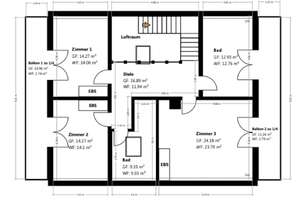 Bezugsfreies Wohnensemble am Schliersee – Zwei neuwertige Einfamilienhäuser auf 2.132 m² – Die vollständige Adresse der Immobilie erhältst du vom Anbieter., 83727 Schliersee – Vorschaubild 29