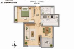 Attraktive 2-Zimmer Stadtwohnung in Hadern – Ideal zum  Selbstbezug oder als Kapitalanlage  – Guardinistraße 123, 81375 Neuhadern, München – Vorschaubild 11