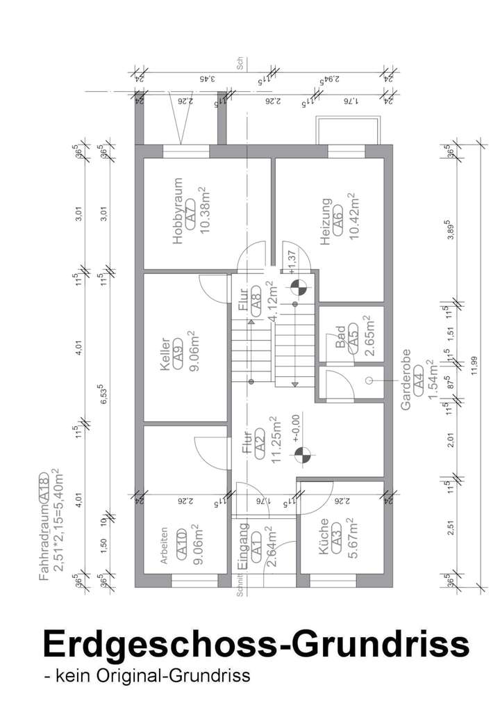 Erdgeschoss-Grundriss