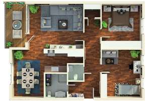 Tolle Wohnung mit  Balkon! – Lüdorfstr. 8, 42285 Barmen, Wuppertal – Vorschaubild 2