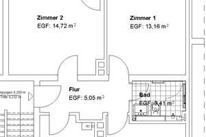 Gut geschnittene 3 ZKB mit Balkon! – Naumburger Straße 39, 34127 Kassel – Vorschaubild 2