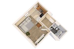 Kapitalanlage in Dresden: vermietetes 1-Raum-Apartment, 5,2 % Rendite, ab 84.900 € – 1139 Mickten, Dresden – Vorschaubild 9