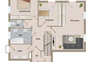Gepflegtes Haus in Sackgassenlage – zwei separate Wohnungen, verlässlich vermietet – Die vollständige Adresse der Immobilie erhältst du vom Anbieter., 26556 Nenndorf – Vorschaubild 9
