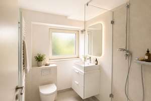 Vollmöbliertes Business-Apartment mit privater Terrasse & Garten | All-inclusive | 68 m² – Schinkelstraße 13, 44801 Querenburg, Bochum – Vorschaubild 7