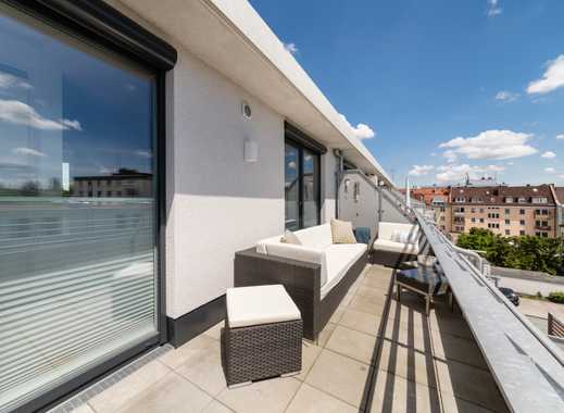 genial durchdachtes und top möbliertes Studentenapartment mit Dachterrasse und traumhafter Aussicht