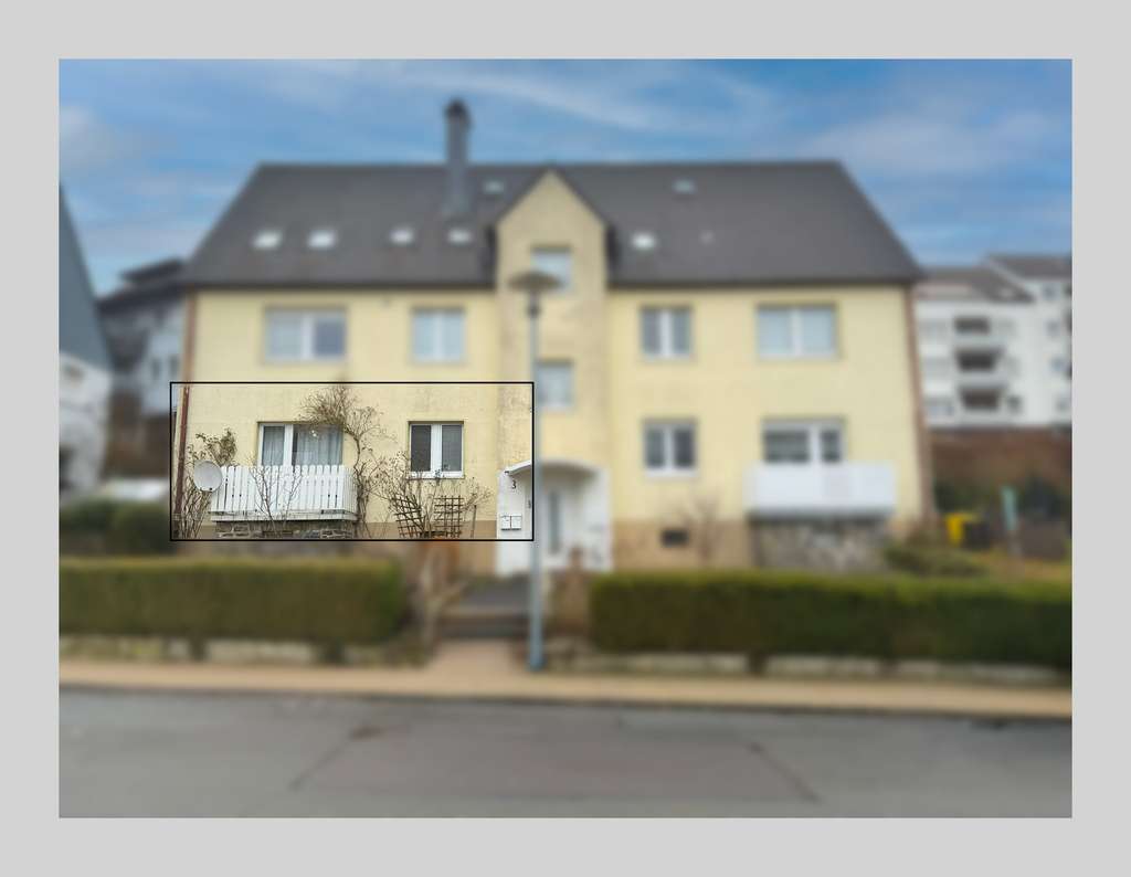 Immobilie in Lüdenscheid - Schöne Eigentumswohnung mit Balkon und Gartenterrasse in Lüdenscheid! - Bild 1