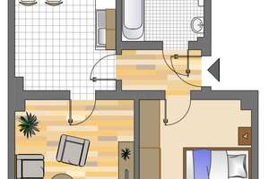Demnächst frei! 2-Zimmer-Wohnung in Dortmund Innenstadt-West – 44137 Dorstfelder Brücke, Dortmund – Vorschaubild 5