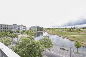 Moderne 3-Zimmer-Wohnung mit Loggia & Balkon am Floßhafen – Wohnen direkt am Wasser im Neckarbogen
