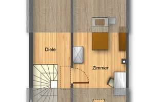 Gepflegtes Reihenmittelhaus mit großer Terrasse und liebevoll angelegtem Garten zu verkaufen – Gerhard-van-der-Poll Str. 10, 28832 Achim – Vorschaubild 17