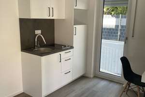 Modernes,  möbliertes 1-Zimmer-Apartment mit Balkon in Augsburg-Göggingen (nur für Studenten/Azubis) – Oskar-von-Miller-Straße 74, 86199 Göggingen-Nordost, Augsburg – Vorschaubild 4