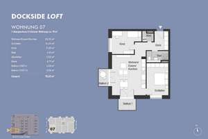 DockSide Loft - Leben im Trend, leben im Loft – Die vollständige Adresse der Immobilie erhältst du vom Anbieter., 68159 Innenstadt/Jungbusch, Mannheim – Vorschaubild 13