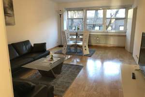 Stilvolle, modernisierte und vollmöblierte 2-Zi-Wohnung mit Balkon und Einbauküche in D – Brunnenstraße 37, 40223 Bilk, Düsseldorf – Vorschaubild 3