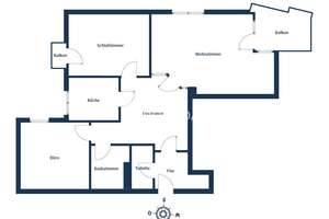 Schöne, helle 3-Zimmer-Wohnung mit TG-Stellplatz –  großzügiges Wohnen direkt am Westpark – Die vollständige Adresse der Immobilie erhältst du vom Anbieter., 81373 Mittersendling, München – Vorschaubild 20