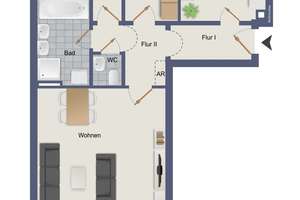 3 ZKB, Balkon inklusive TG-Stellplatz nahe Lech zu verkaufen – Die vollständige Adresse der Immobilie erhältst du vom Anbieter., 86169 Lechhausen-West, Augsburg – Vorschaubild 17