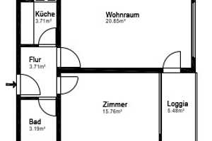 Helle und vorteilhaft geschnittene 2-Zimmerwohnung  in Neuss-Norf zu verkaufen! – Neuss (Rhein-Kreis) – Vorschaubild 10