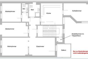 5 Zimmer Altbauwohnung mit eigenem Garten im Ostviertel – Die vollständige Adresse der Immobilie erhältst du vom Anbieter., 45127 Ostviertel, Essen – Vorschaubild 13