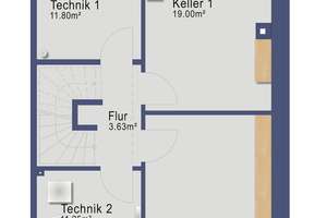 Modernes Familienhaus mit Dachterrasse, Sauna und Südwestgarten in Wiesbaden-Nordenstadt – Die vollständige Adresse der Immobilie erhältst du vom Anbieter., 65205 Nordenstadt, Wiesbaden – Vorschaubild 16